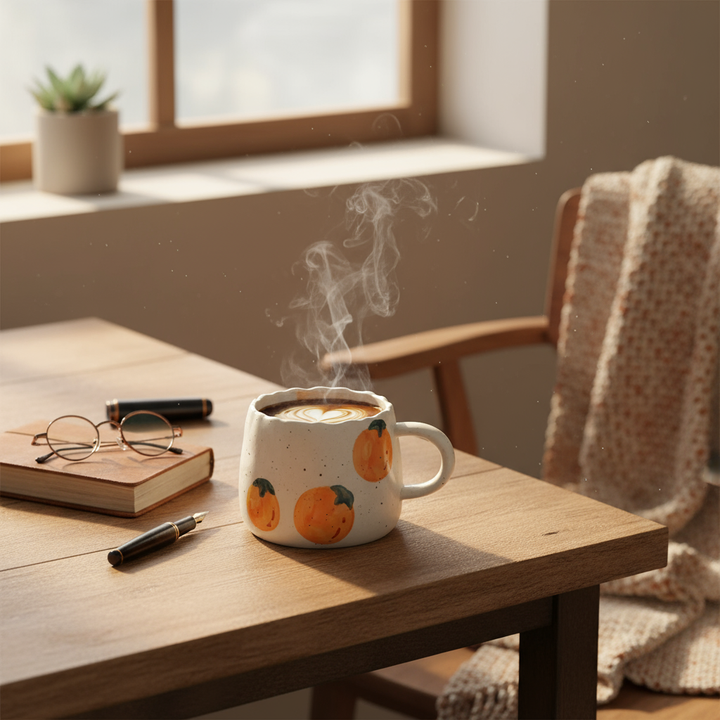 Ceramic Fruit Printed Mugs | Coffee Cups | Drinkware