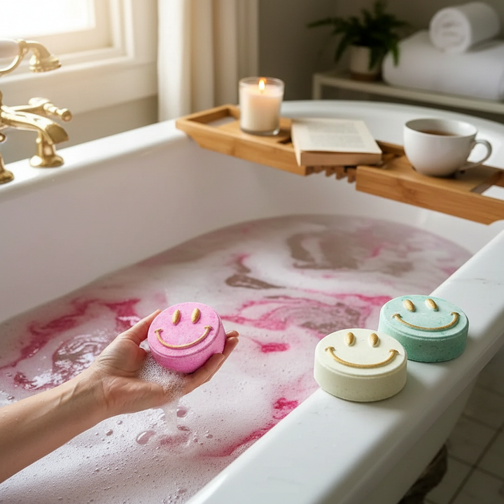 Happy Bath Bomb (Smiley Emoji)