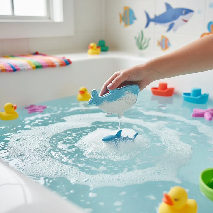 Shark Bath Bomb With Surprise Toy!