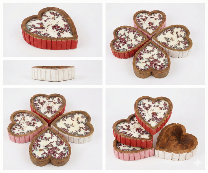 Ridgy Mini Heart Candle