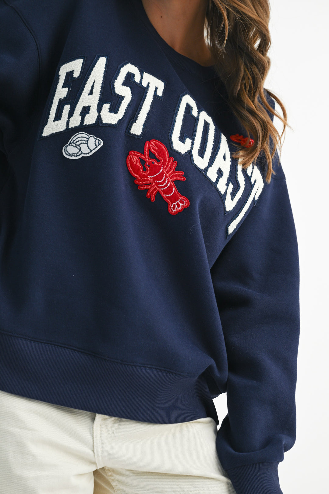 Modern Vintage Graphic Fleece Pullover