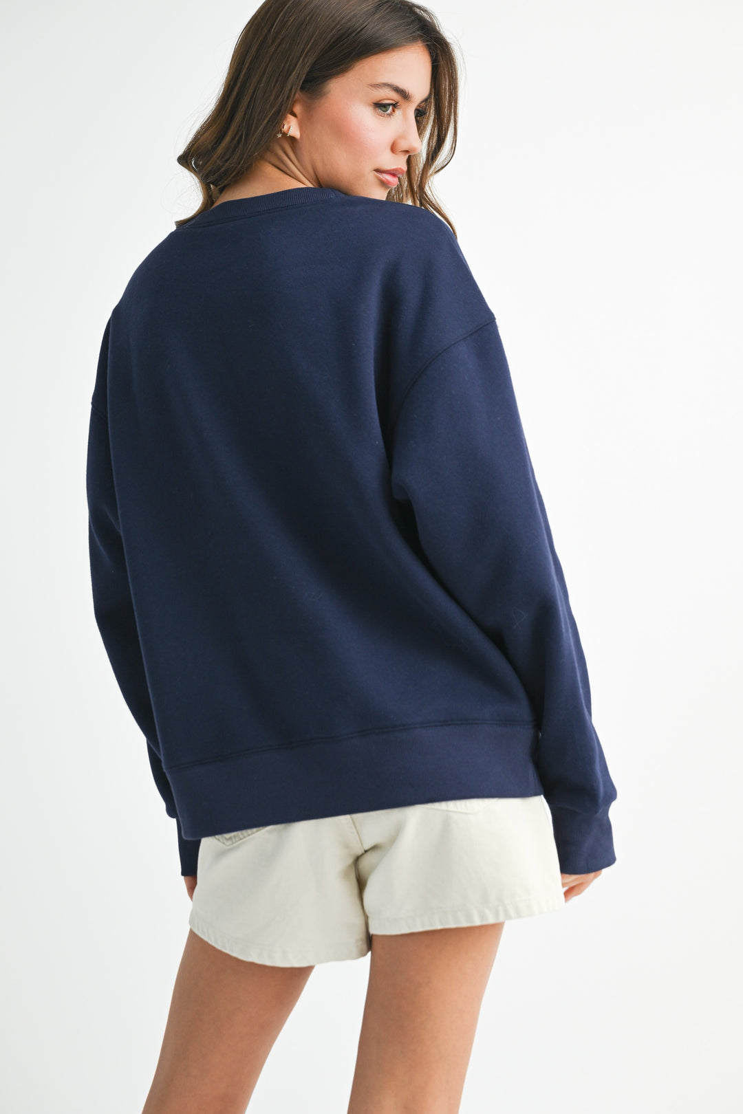 Modern Vintage Graphic Fleece Pullover