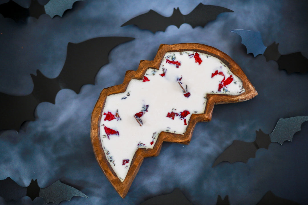Bat Dough Bowl Candle