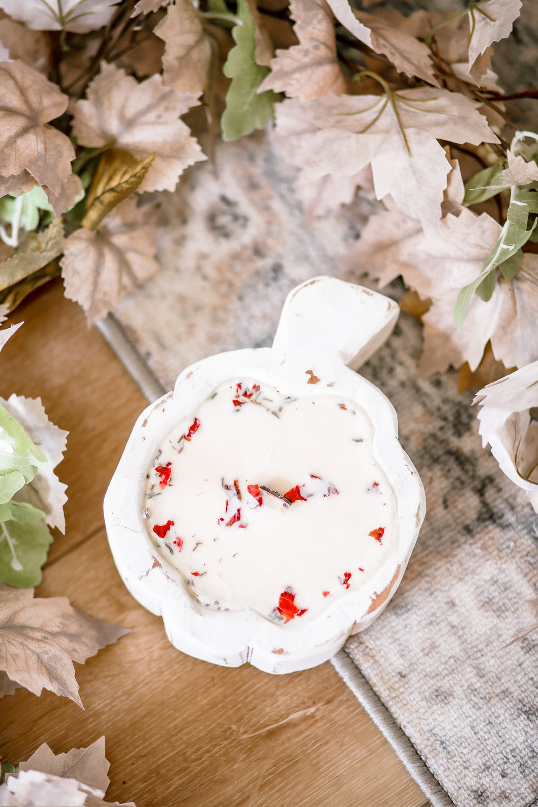 Pumpkin Dough Bowl Candle