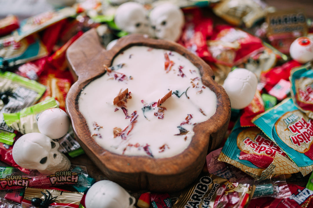 Pumpkin Dough Bowl Candle
