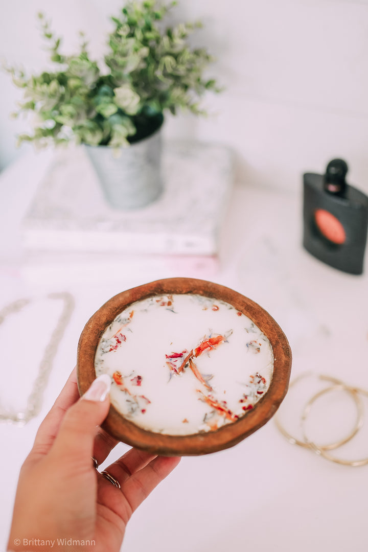 Super Stubby Mini Round Dough Bowl Candle