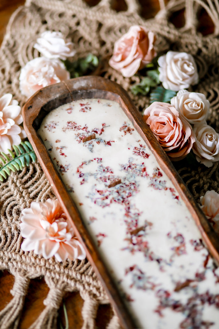 Half Baguette Dough Bowl Candle