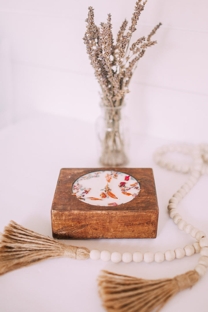 One Hole Cheese Mold Candle