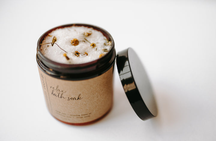 Herbal Bath Salts | Made with Organic Herbs & Dried Flowers