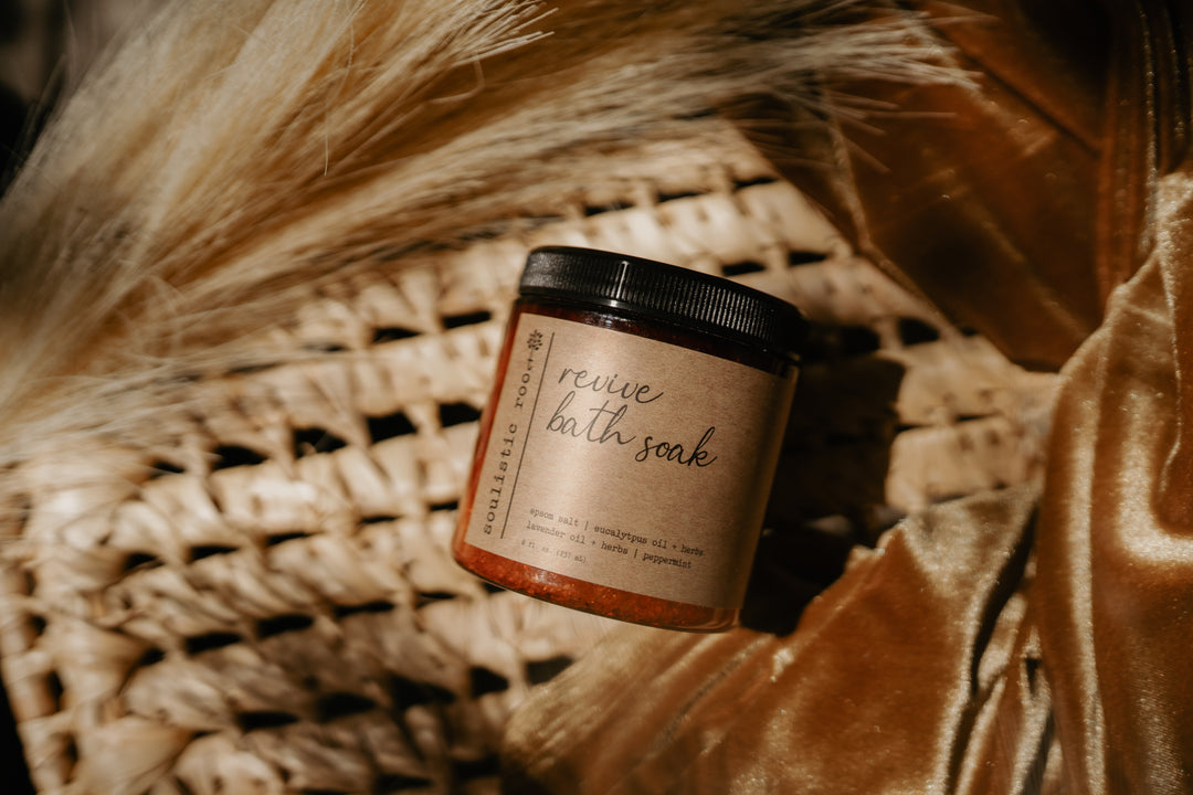 Herbal Bath Salts | Made with Organic Herbs & Dried Flowers