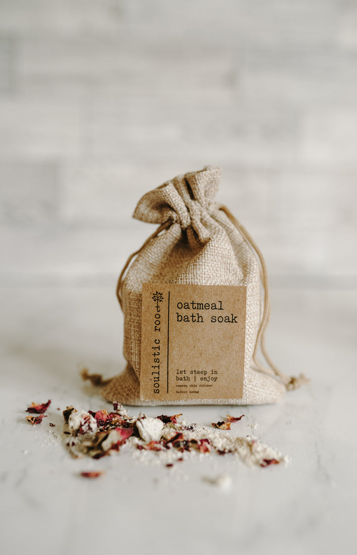 Herbal Oatmeal Bath Soak | Bath Tea – Lavender, Rose & Chamomile