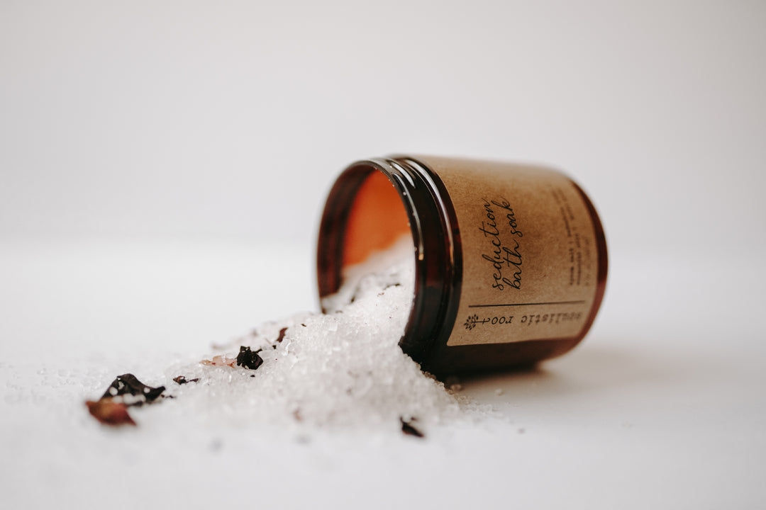 Herbal Bath Salts | Made with Organic Herbs & Dried Flowers