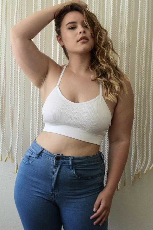Tattoo Bralette – White
