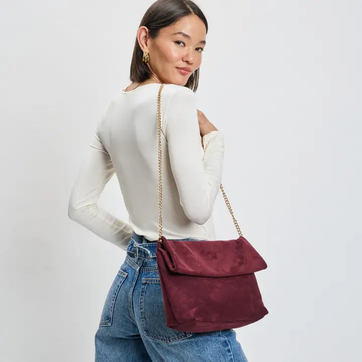 Zarae Crossbody Bag – Burgundy