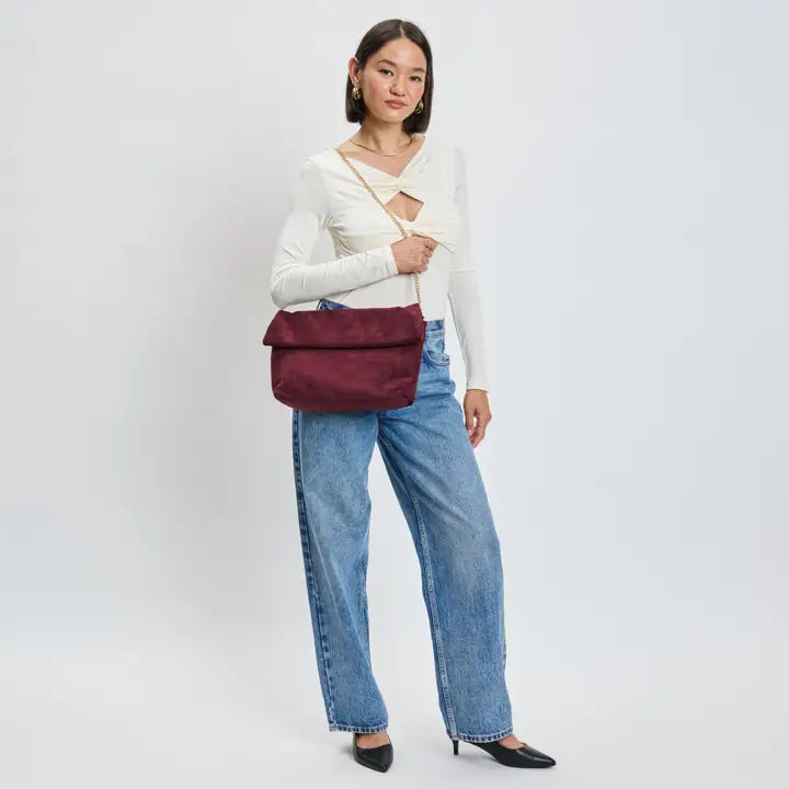 Zarae Crossbody Bag – Burgundy