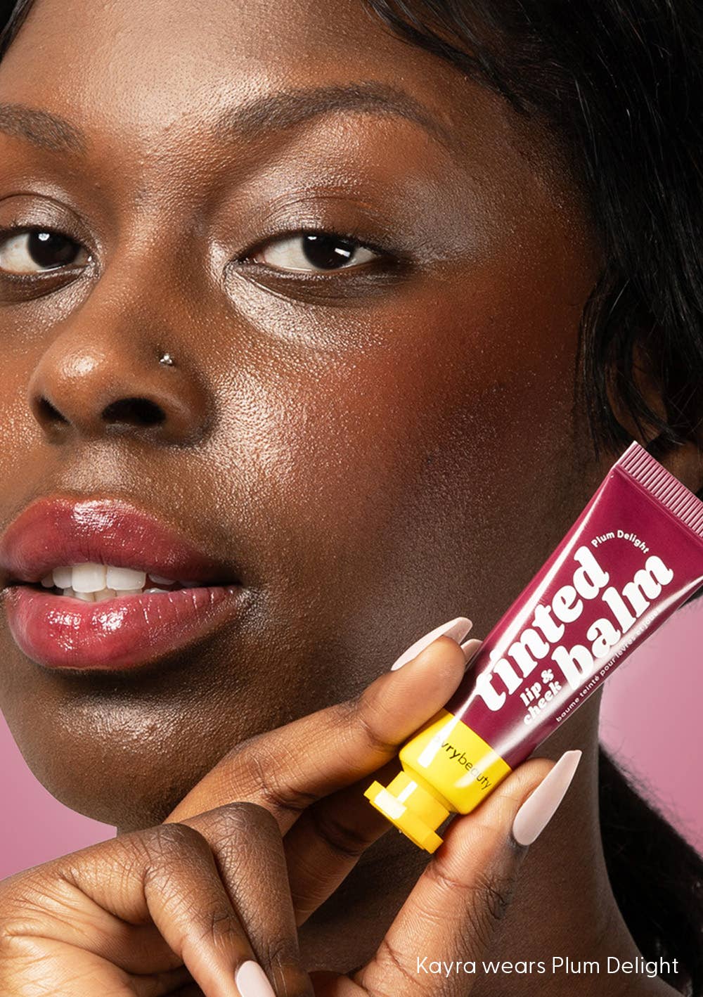 Lip & Cheek Tinted Balm - Plum Delight