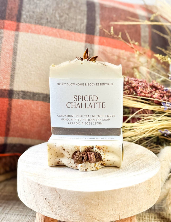 Spiced Chai Latte  - Handcrafted Artisan Soap Bar