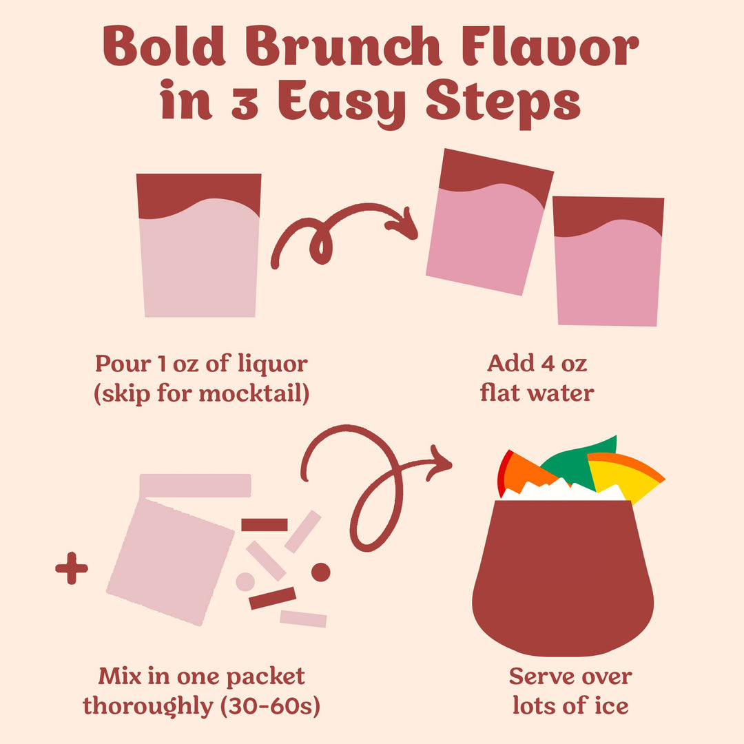 Bloody Mary Cocktail/Mocktail Mixer - 24ct Caddy