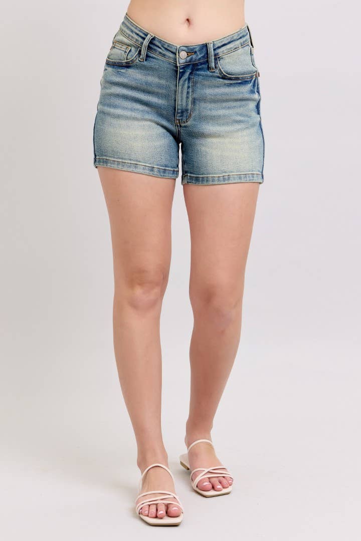 V-Front Vintage Wash Shorts