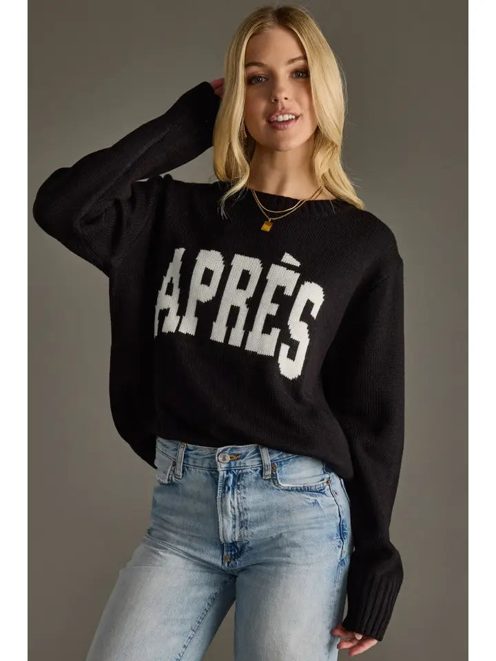 Après Graphic Knit Sweater