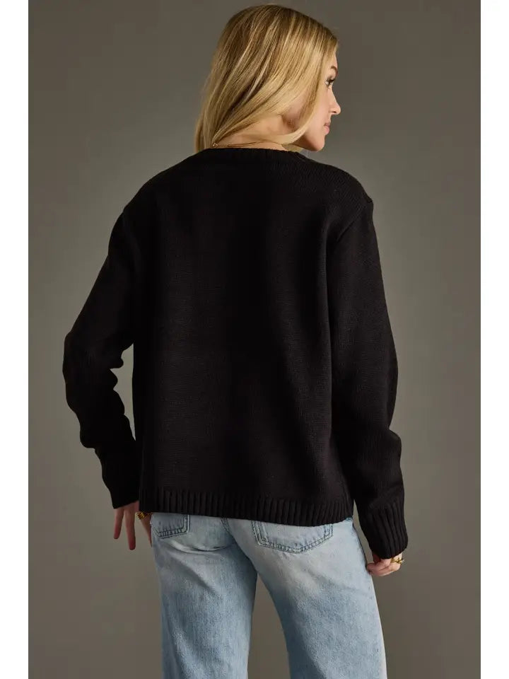 Après Graphic Knit Sweater