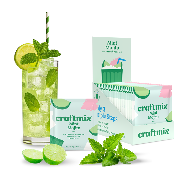 Mint Mojito Cocktail / Mocktail Mixer - 24ct Caddy
