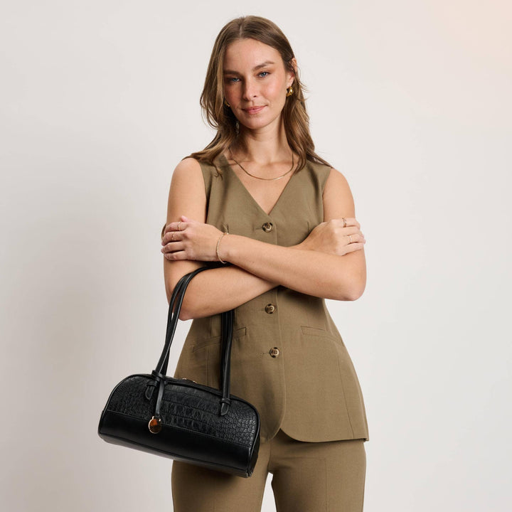 Paloma - Croco Shoulder Bag