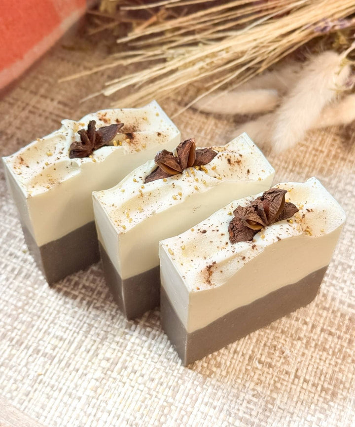 Spiced Chai Latte  - Handcrafted Artisan Soap Bar