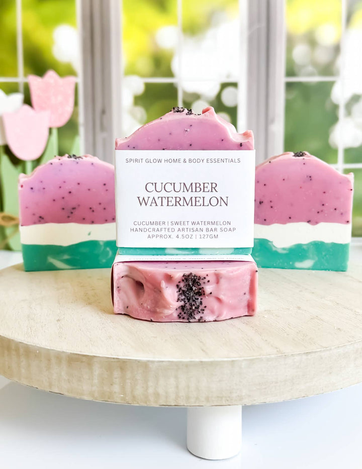 *NEW* Cucumber Watermelon - Handcrafted Artisan Soap Bar 