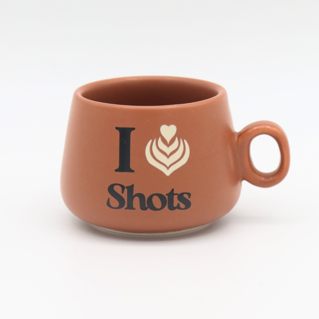 Cappuccino Mug Shot Glass I Heart Shots