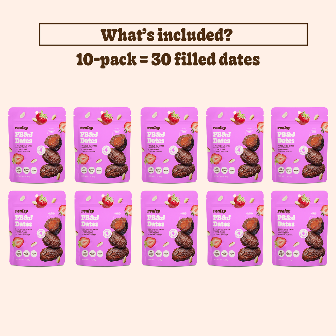 PB&J Dates | Snack Packs (10 pack)