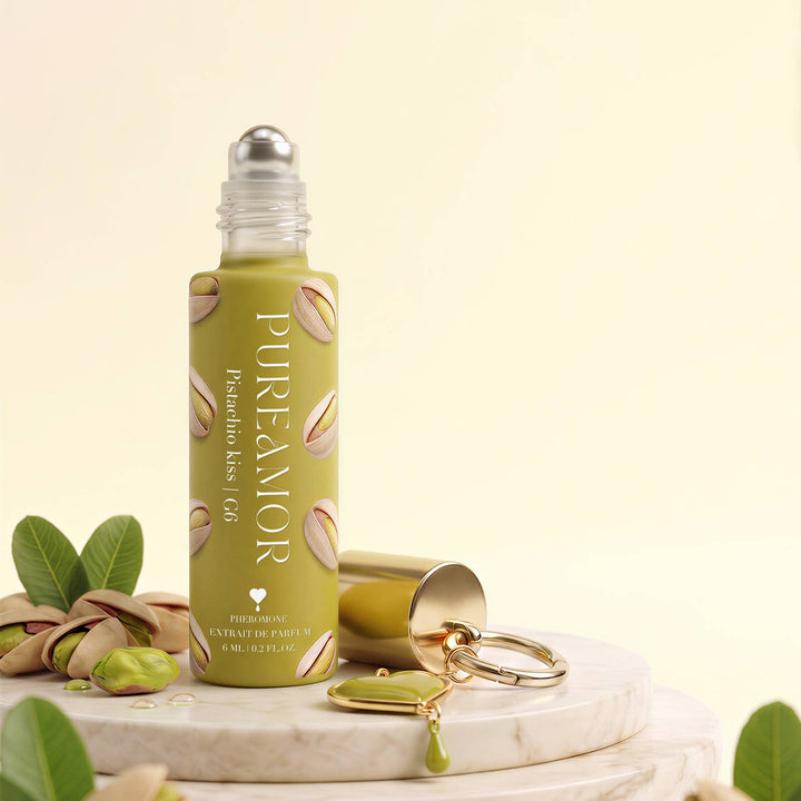 Pistachio Kiss | Roll-on Pheromone Keychain Perfume - 6ml