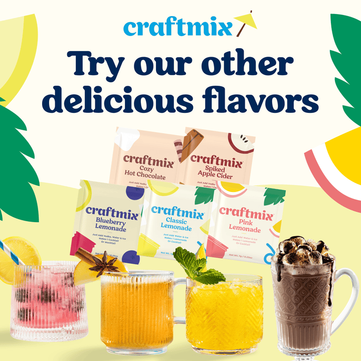 Pink Lemonade Cocktail / Mocktail Mixer - 24ct Caddy
