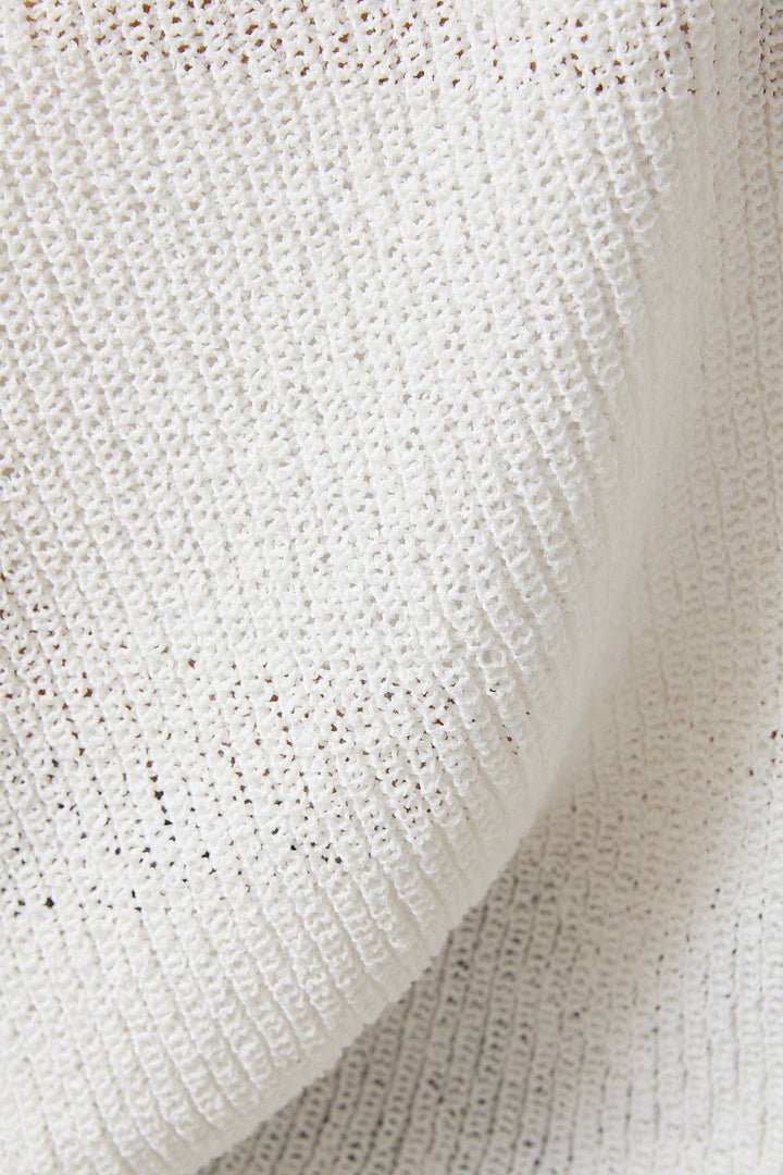 V-NECK LONG SLEEVE KNIT CARDIGAN