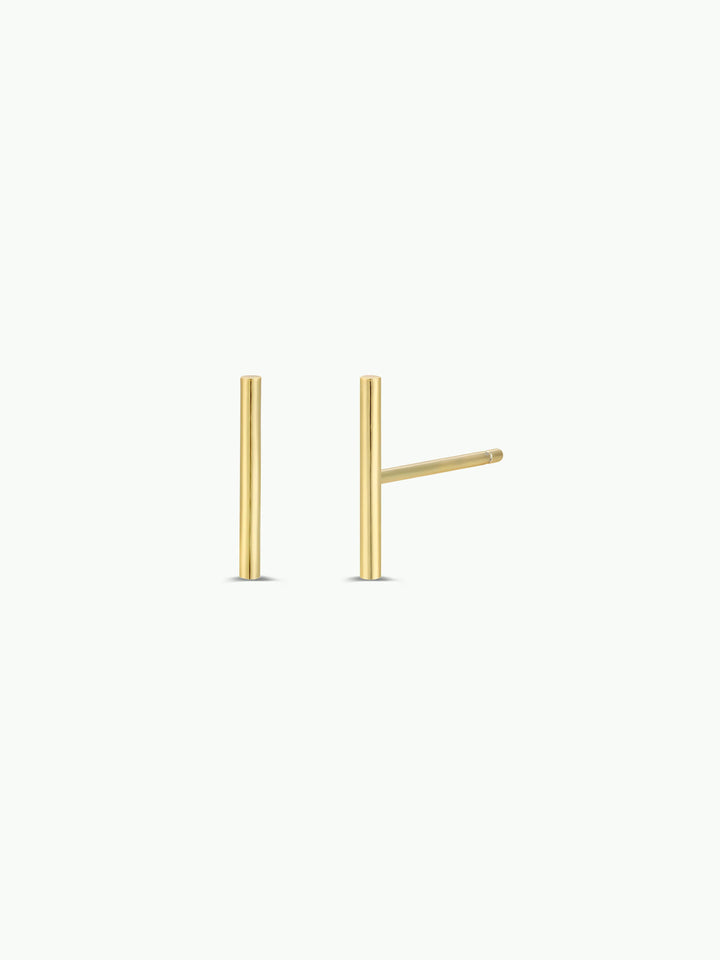 Minimalist - Bar - Gold Earrings
