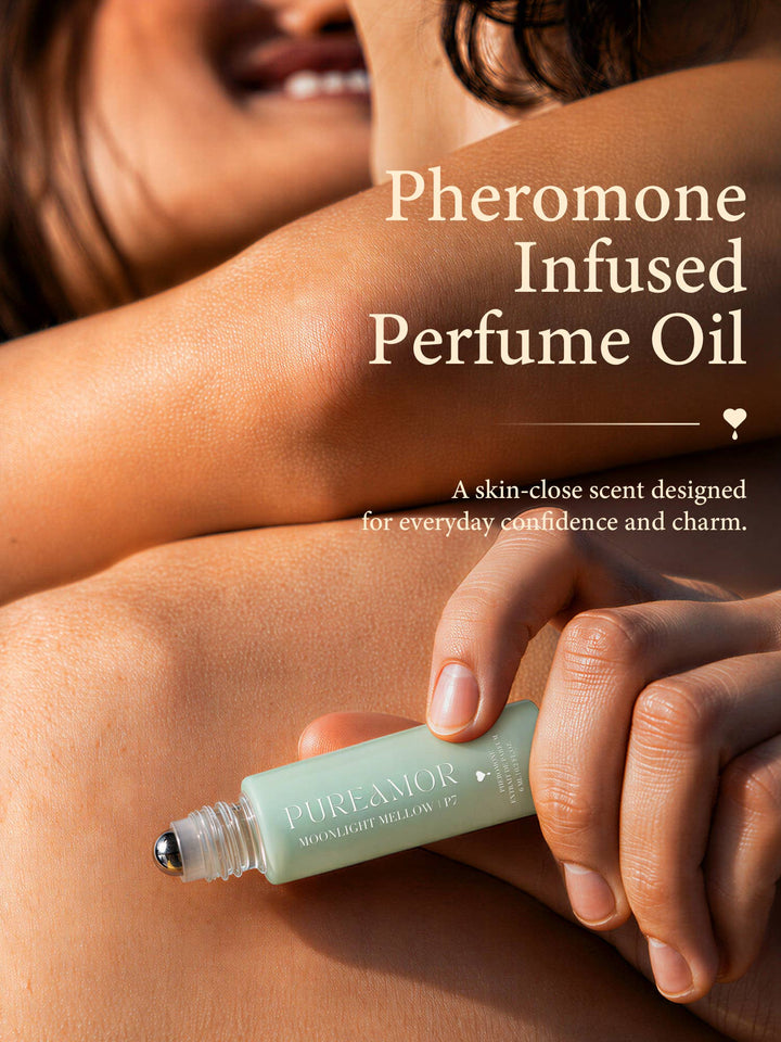 Summer New Product (Shipment on 7/10/26) Moonlight Mellow | P7 Pheromone Perfume | 06 ML Keychain Roll on Perfume