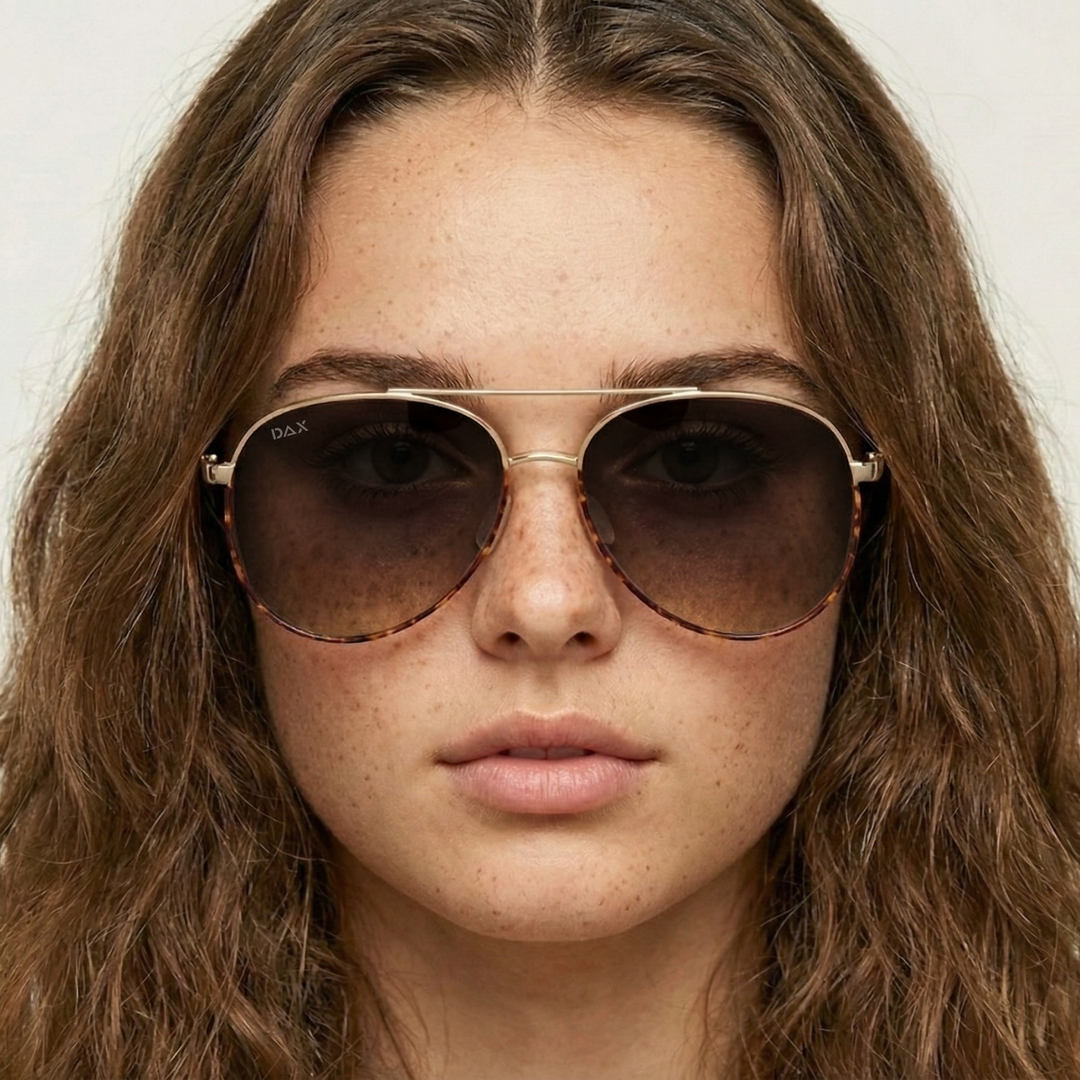 ACE - Unisex Aviator Sunglasses – Polarized Hair-Friendly