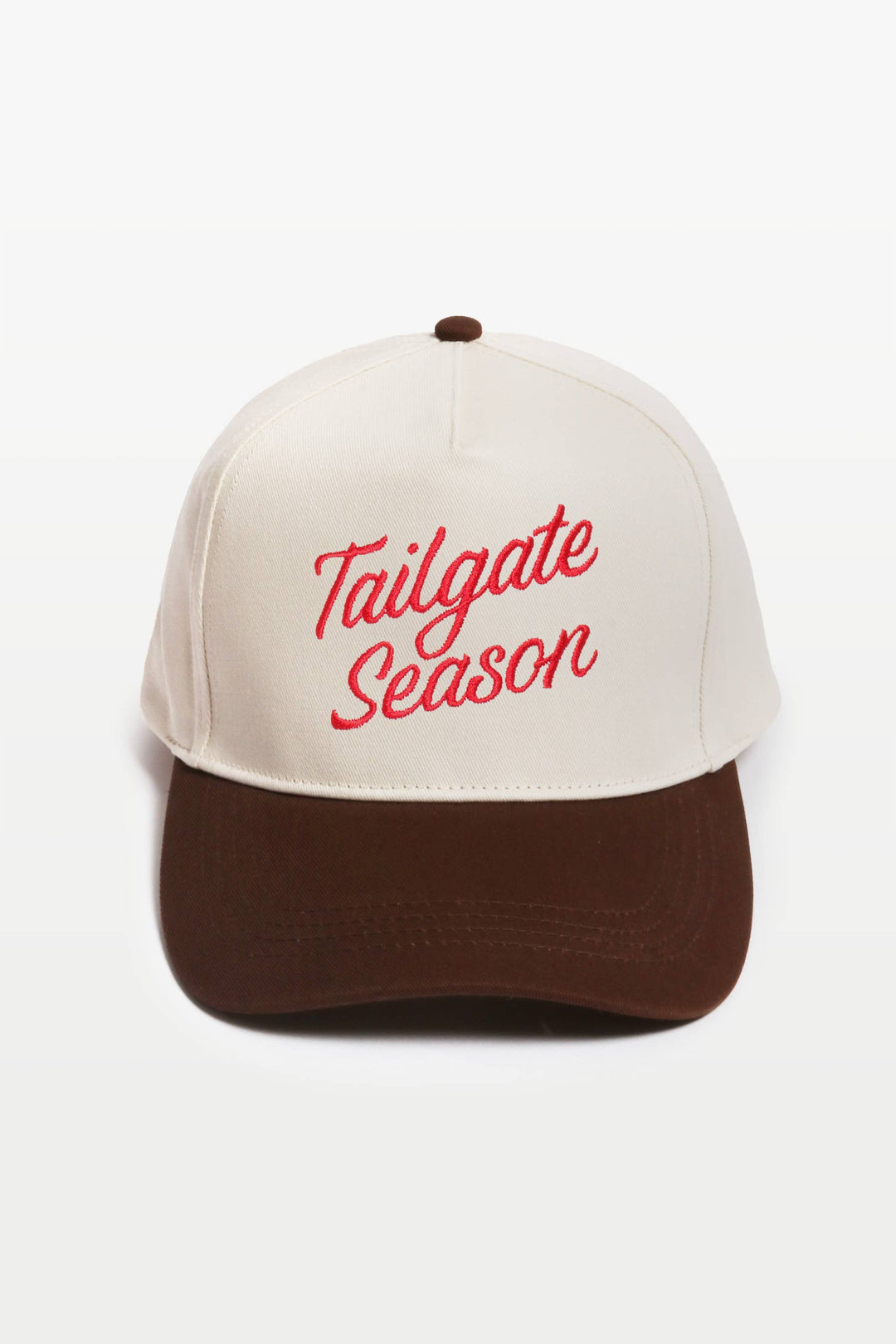 GAME DAY TAILGATE SEASON Two Tone Baseball Caps