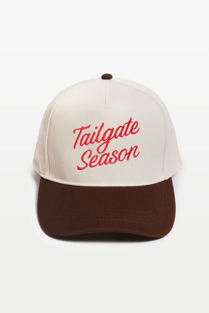 GAME DAY TAILGATE SEASON Two Tone Baseball Caps