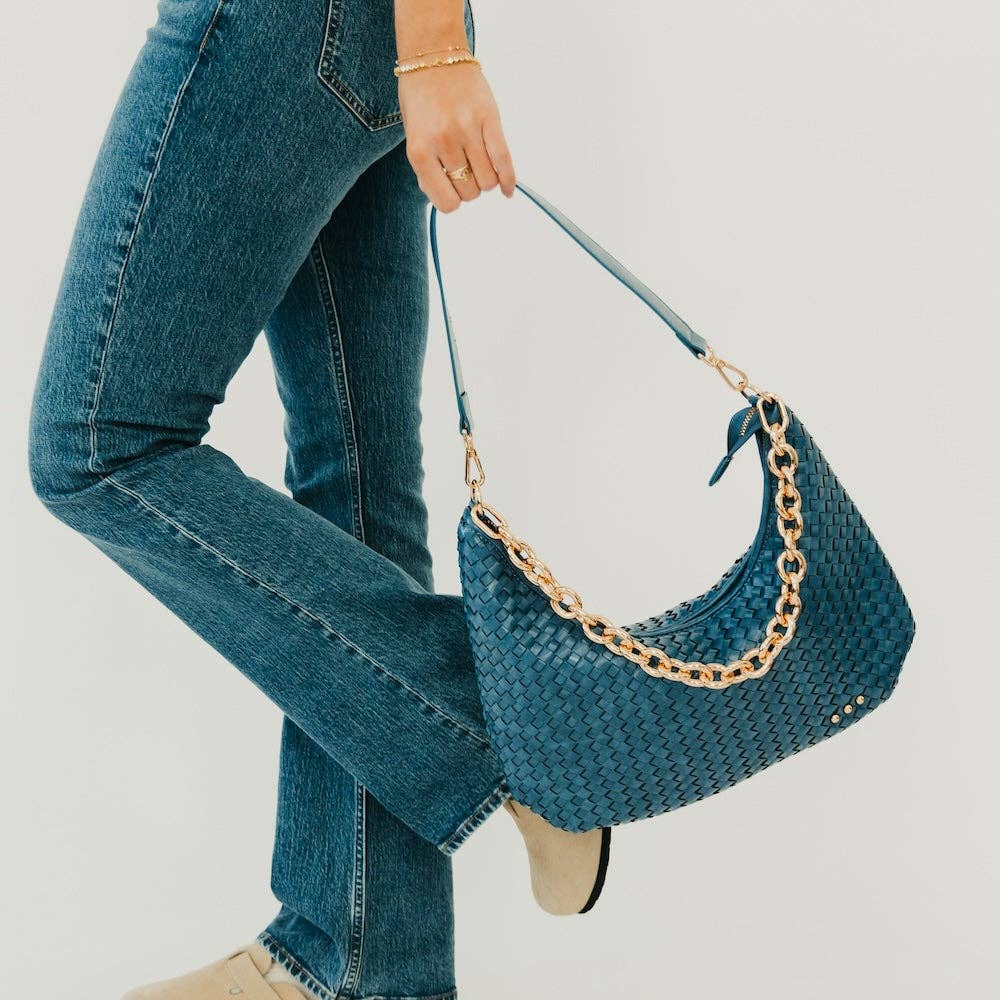 Sienna Slouchy Woven Shoulder Bag - NEW COLORS!