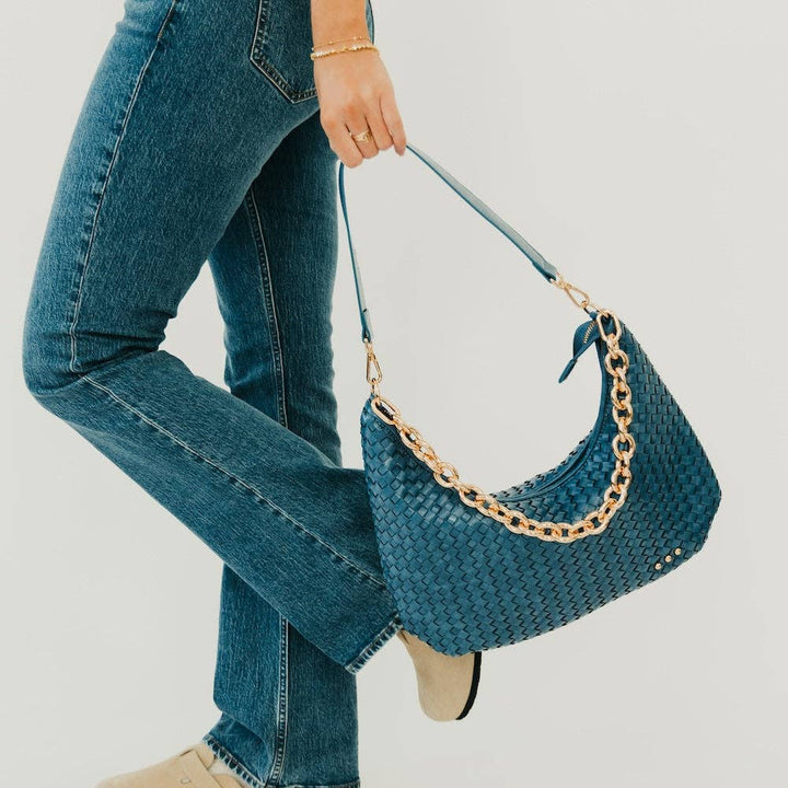 Sienna Slouchy Woven Shoulder Bag - NEW COLORS!