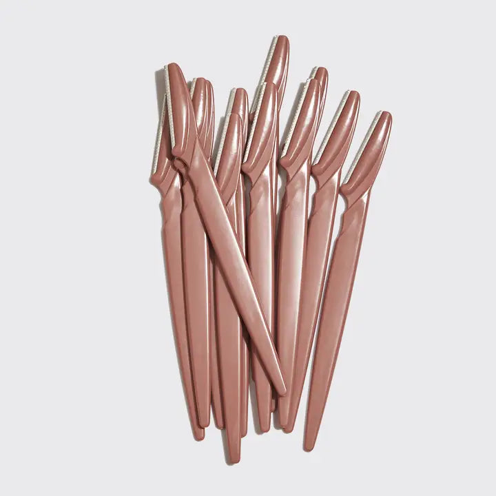 KITSCH Recycled Plastic Dermaplaners – 12pc Set (Terracotta)