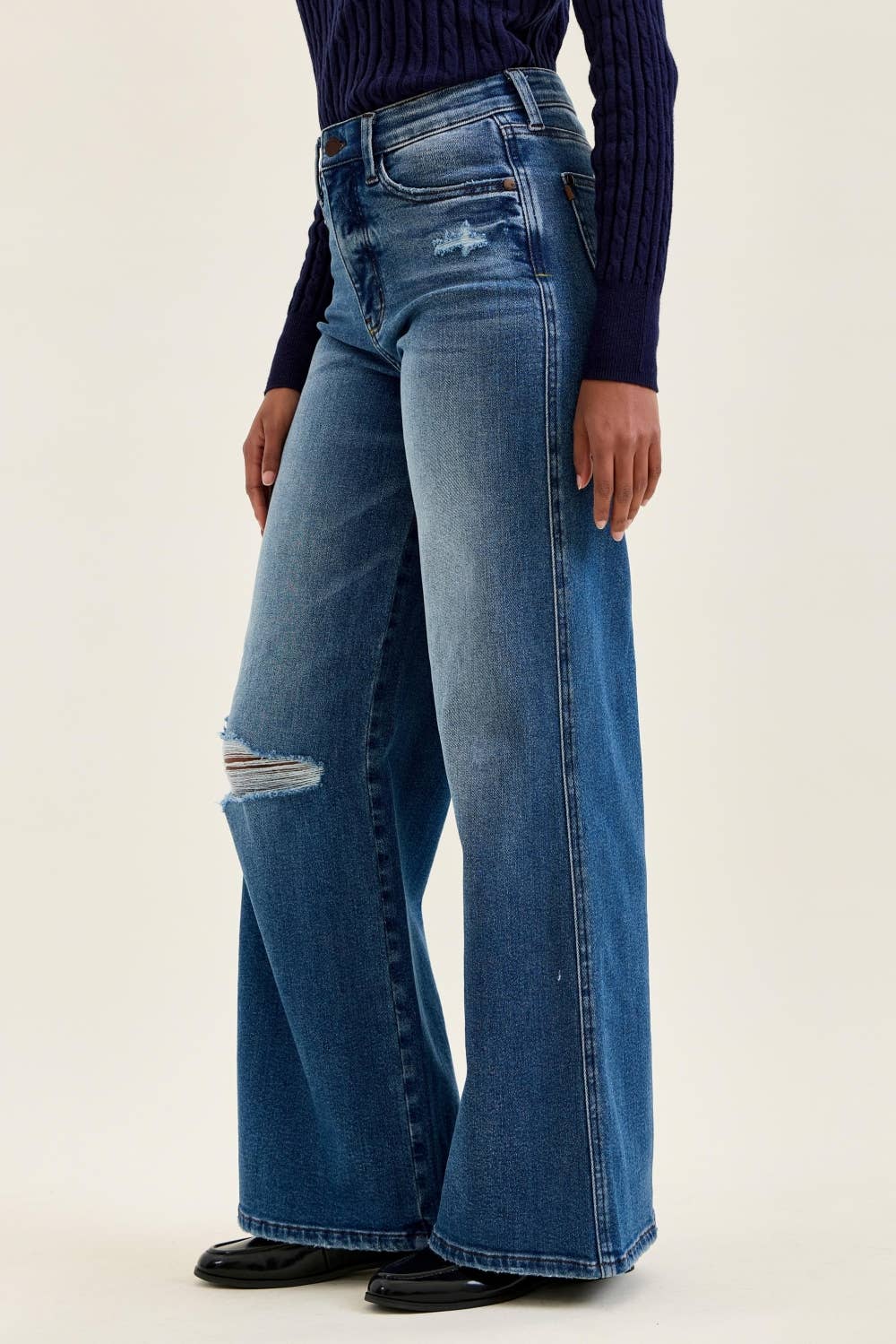 HW T.C. LUX Retro Wide MD Classic Stone Indigo