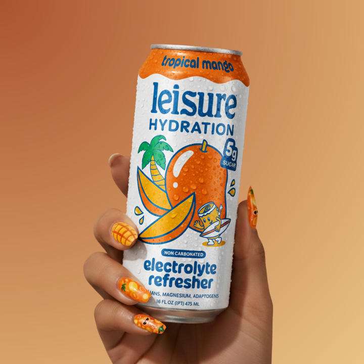 Leisure Hydration Electrolyte Tropical Mango (16 oz x 12 pack)