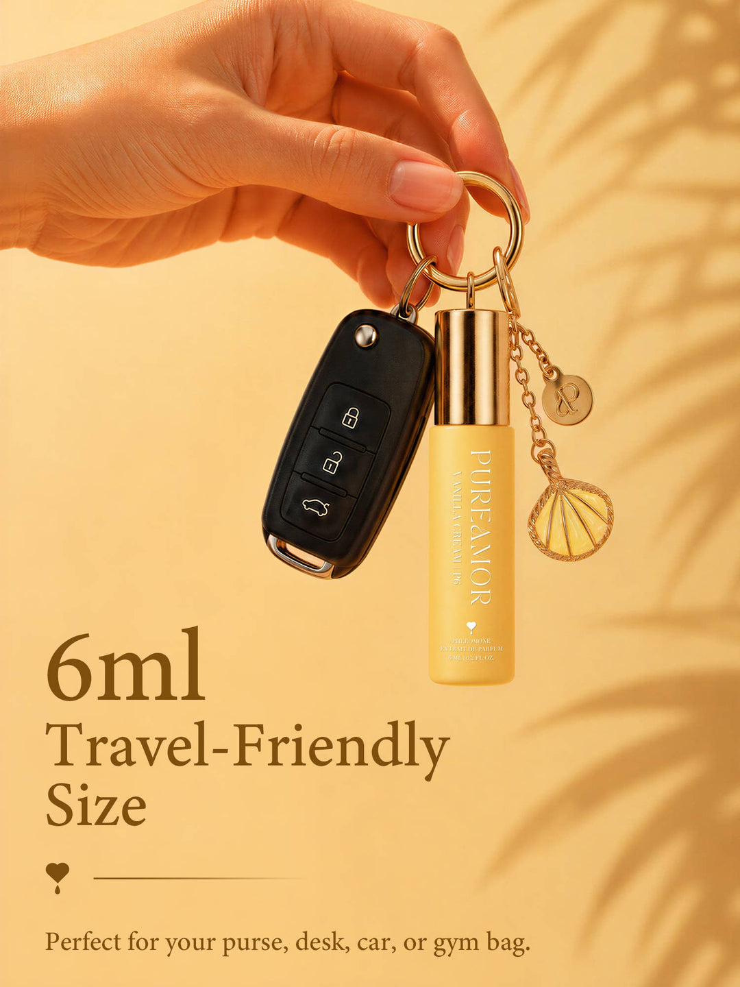 Summer New Product (Shipment on 7/10/26) Vanilla Cream | P6 Pheromone Perfume | 06 ML Keychain Roll on Perfume