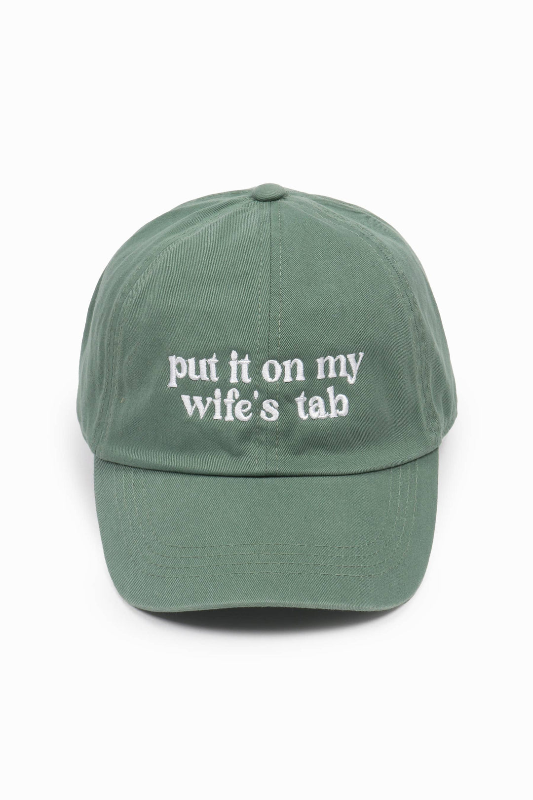 PUT IT ON MY WIFE'S TAB Embroidery Baseball Cap