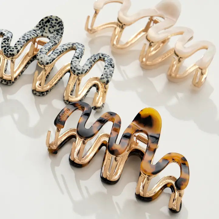 Willow Core Squiggle | Large Squiggle Metal Claw Clip (Copy)