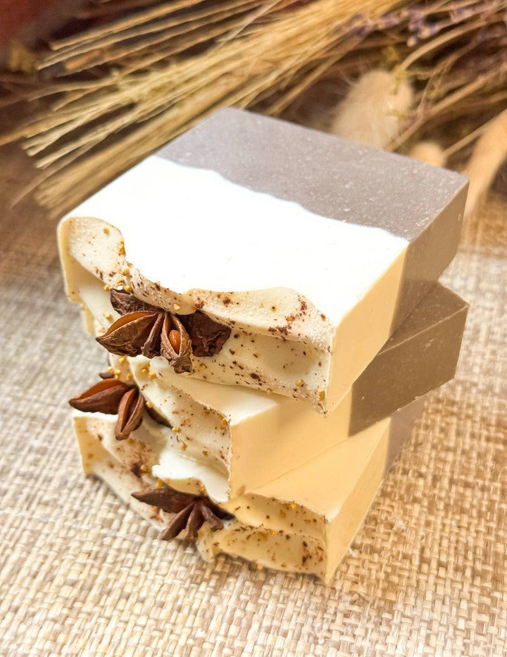 Spiced Chai Latte  - Handcrafted Artisan Soap Bar