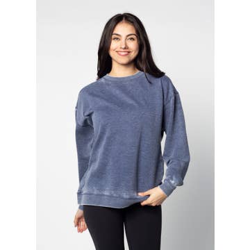 chicka-d Burnout Crewneck Pullover