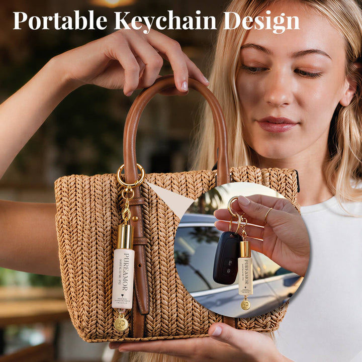 Santal Luxe | P12 Pheromone Perfume | 06 ML Keychain Roll on Perfume